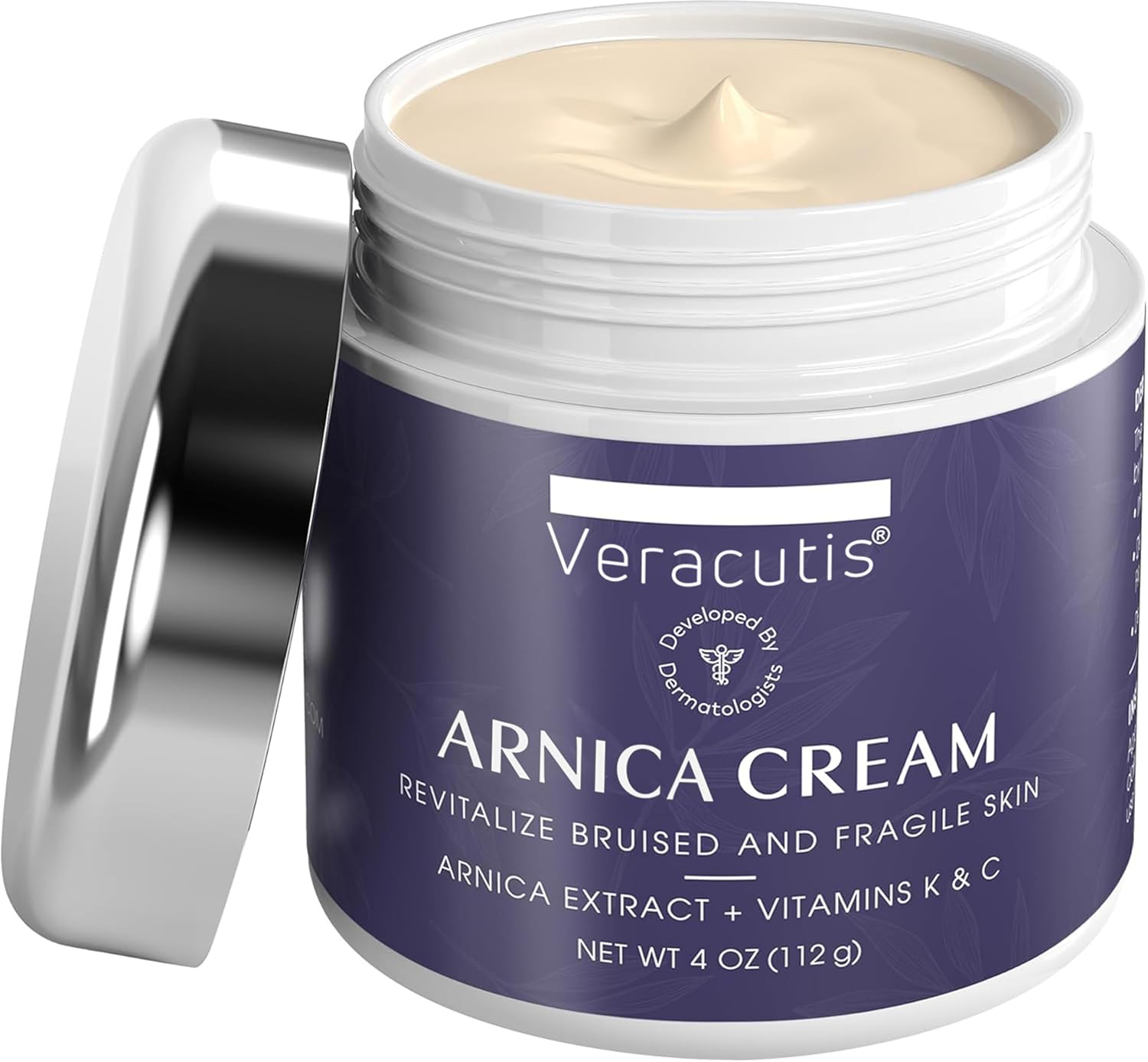 Veracutis Arnica Cream for Thin Skin – Moisturizing, Vitamin K C and E, Skin Renewal, 120ml