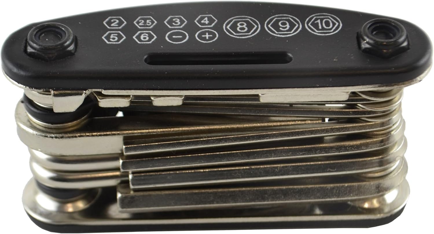 AB Tools Bike Bicycle Multi-Tool Function Wrench Screwdriver Repair Maintenance 13p SILA5