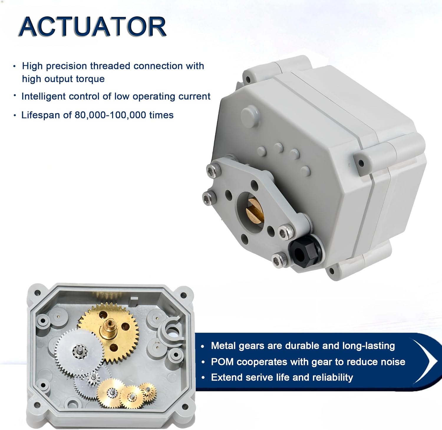 NPT 3/4'' AC 110-230V 2-Way Motorized Ball Valve CR2-02 Electrical Ball Valve Normal Closed Stainless Steel 304 DN20MM