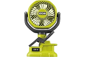 Ryobi 18V ONE+ Cordless 10cm Clamp Fan