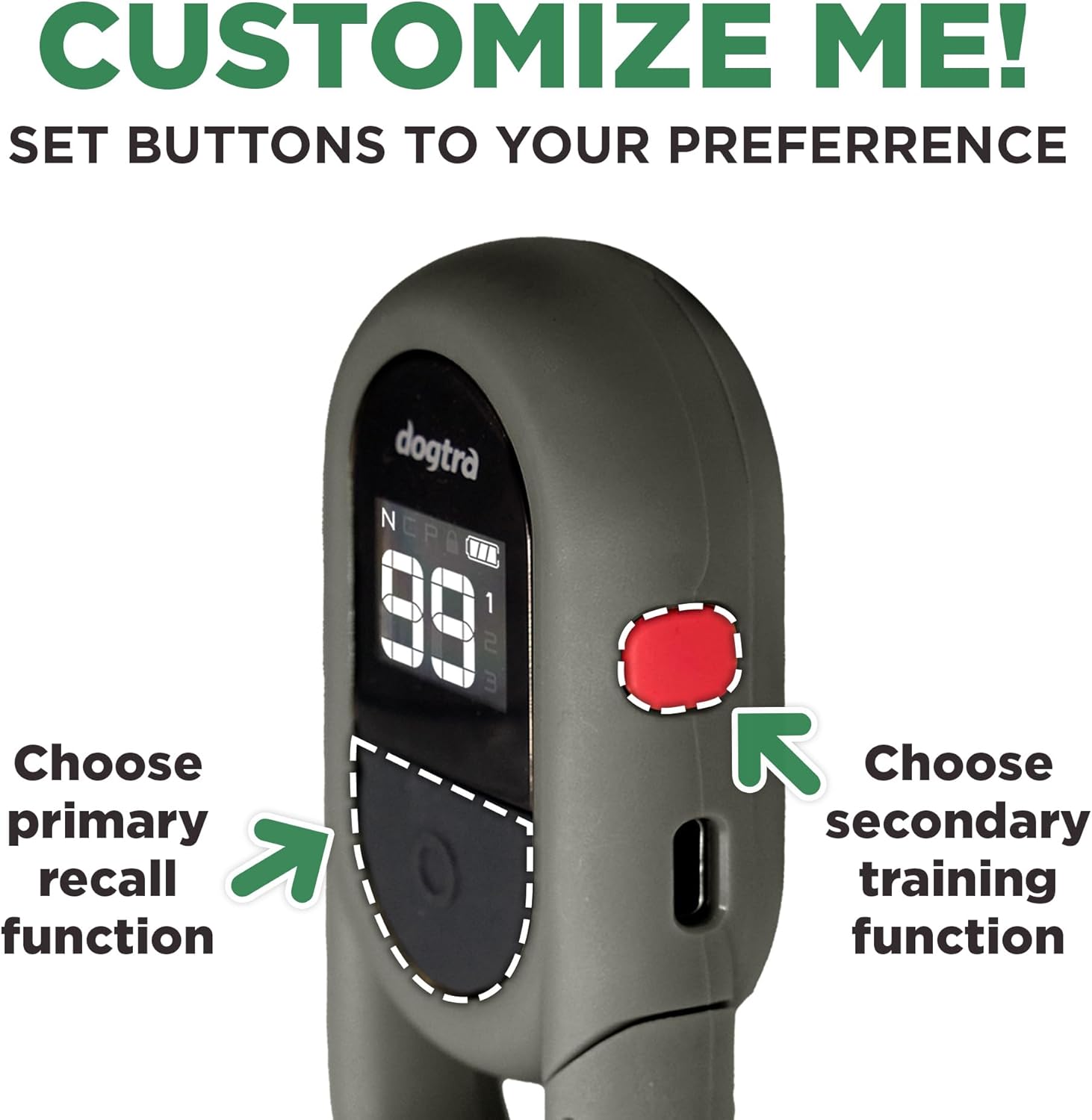 Dog Training Bundle with Cue Gen 2 Grey + 280X E-Collar System Training Bundle – Waterproof Dog Training Collars with Custom Levels, Vibration & Tone Modes, LED Light & Expandable