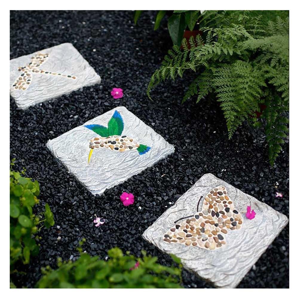 Pietre miliari per Esterni, Pietra Decorativa per Giardino, Pavimentazione del Prato Ciottoli Divertente Pietra miliare per passerella Esterna Giardino di pietr