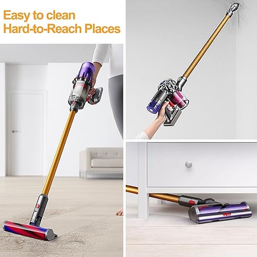 Miniatura 5 de Varita de extensión de tubo para Dyson V15 V11 V10 V8 V7, piezas de repuesto para aspiradora de liberación rápida, varilla de aspiradora de 28.7