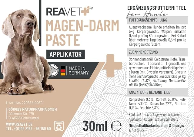 Foto 2 de 6 de ReaVET Diar Stop Paste 30 ml