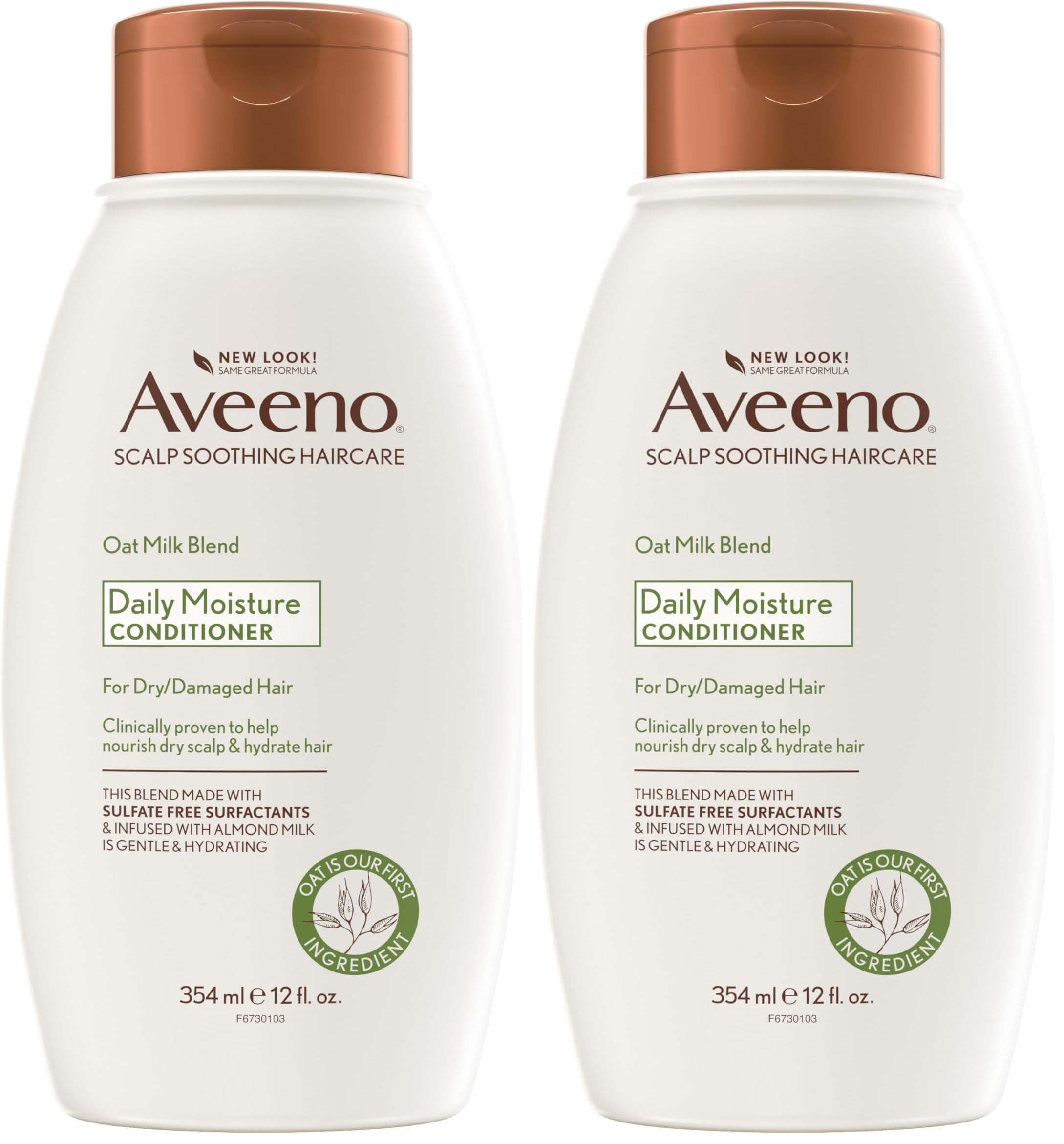 OGX Aveeno Scalp Soothing Oat Milk Blend Conditioner, Fresh, 12 Fl Oz (Pack of 2)