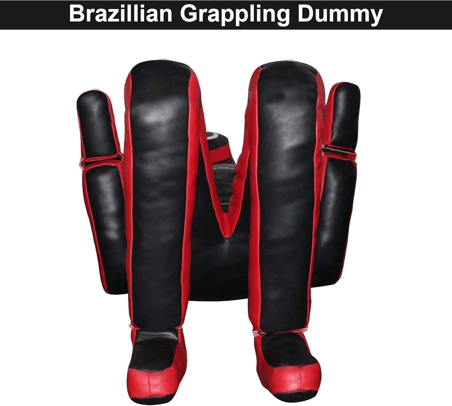 Brazillian Grappling Leather Dummy in Sitting Position for All Ages-Boxing Equipment for Training at Home, Sports Equipment Punching and Wrestling, Judo, Jiu Jitsu, Kick Boxing Training, Coaching, : Sports & Outdoors
