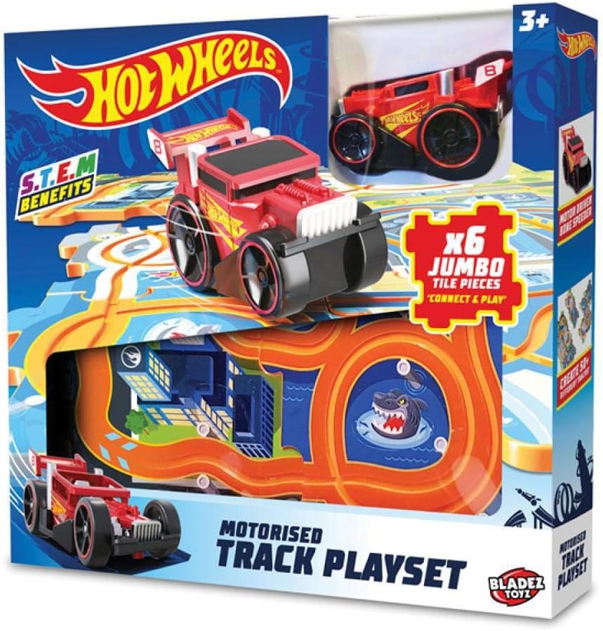 Drone Hot Wheels Tile Playset, Multi-Colour, BTHW006