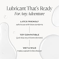 Vista 5 de Wet Platinum Lubricante íntimo a base de silicona Ultra suave, súper deslizante, hipoalergénico, rendimiento de larga duración, fórmula