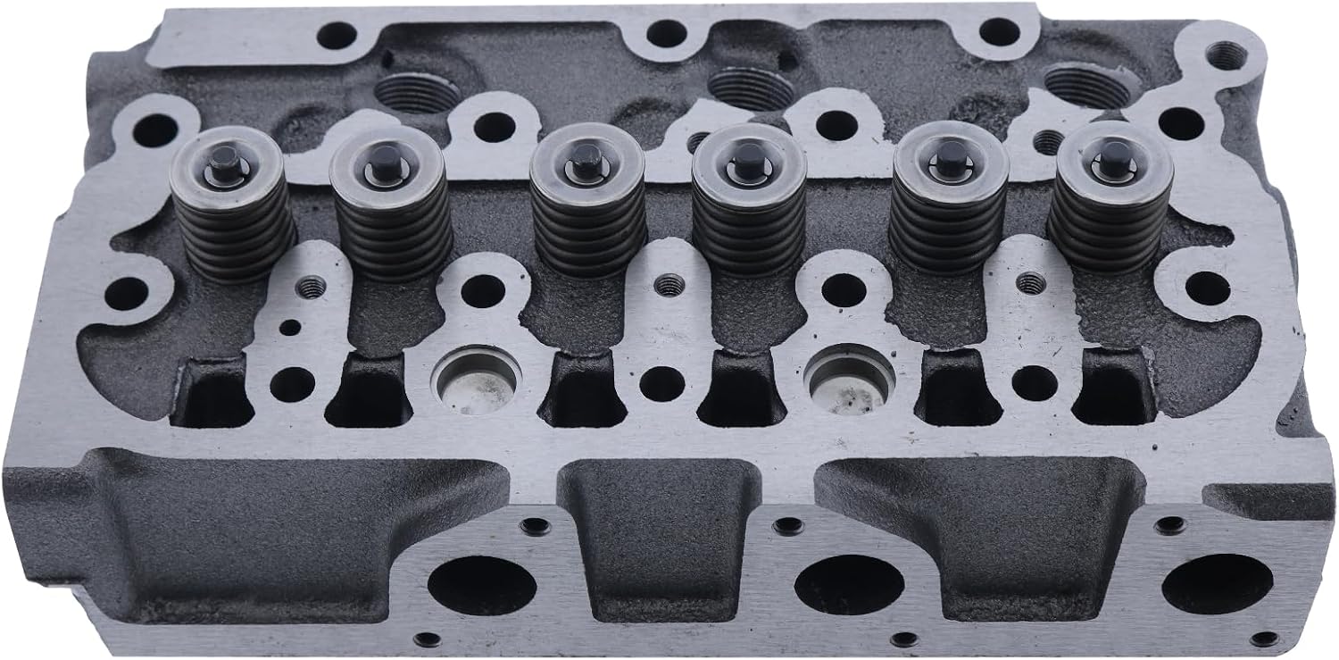 FridayParts Complete Cylinder Head 16689-03049 1J092-03040 1668903049 Compatible for Kubota Engine D722 D722-E2B D722-B D722-BB D722-EB D722-T D722-E4B D722-E3B Replacement