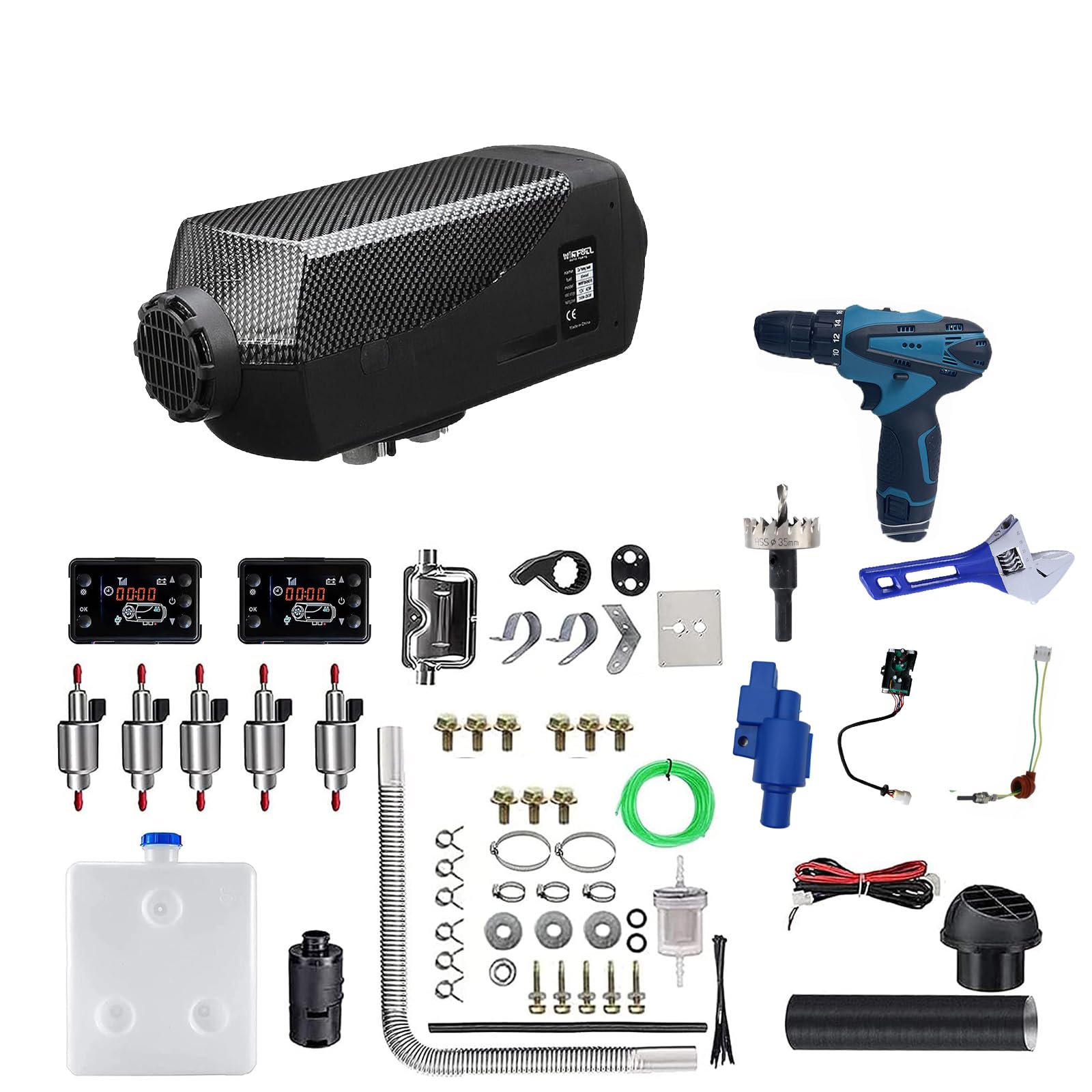 10kw12v 自動軽油ヒーター Amazon | FFヒーター 2KW12V車用ヒーター軽油 パーキングヒーター