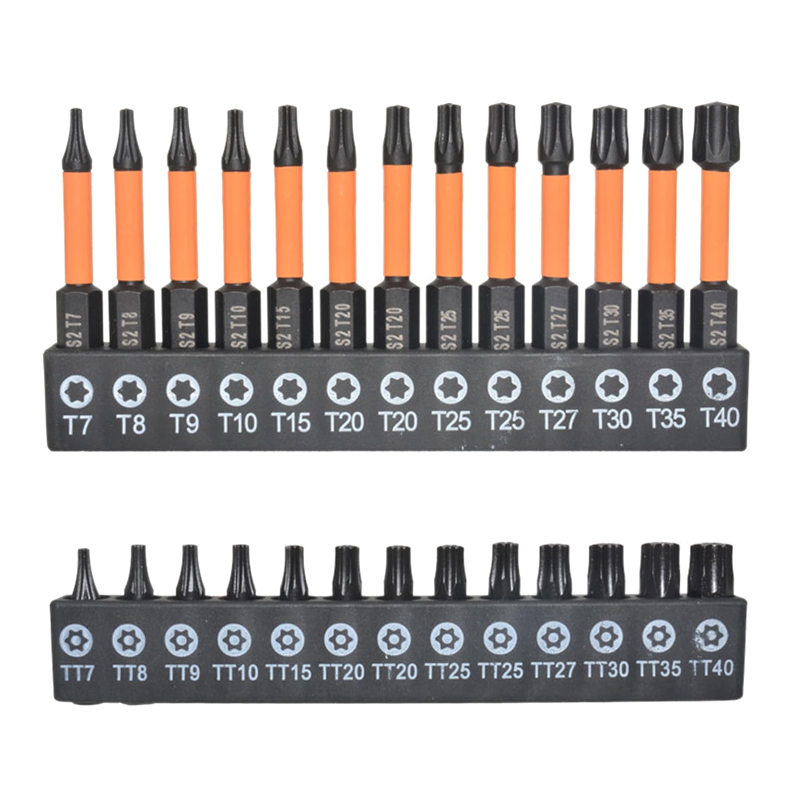26pcs Wrench Bits Set Long 25 & 60mm Hexagon Screwdriver Assortment 1 / 4inch Bit Set Multi-Size Screwdriver Extension