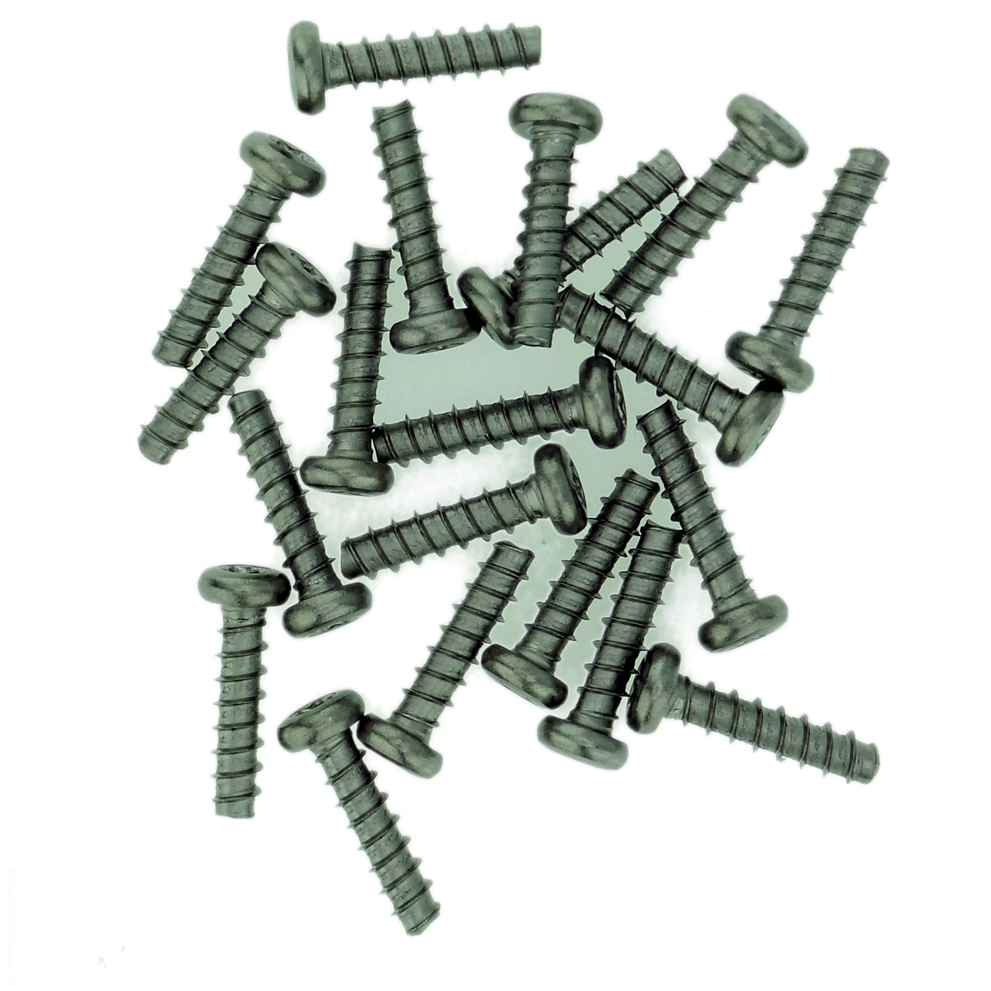Singularity Supplies D3.5 (3.5Mm X 20Mm) Tx Pan Screws For Plastic (Trilobular) - Stainless Steel (A2) (Pack Of 20)