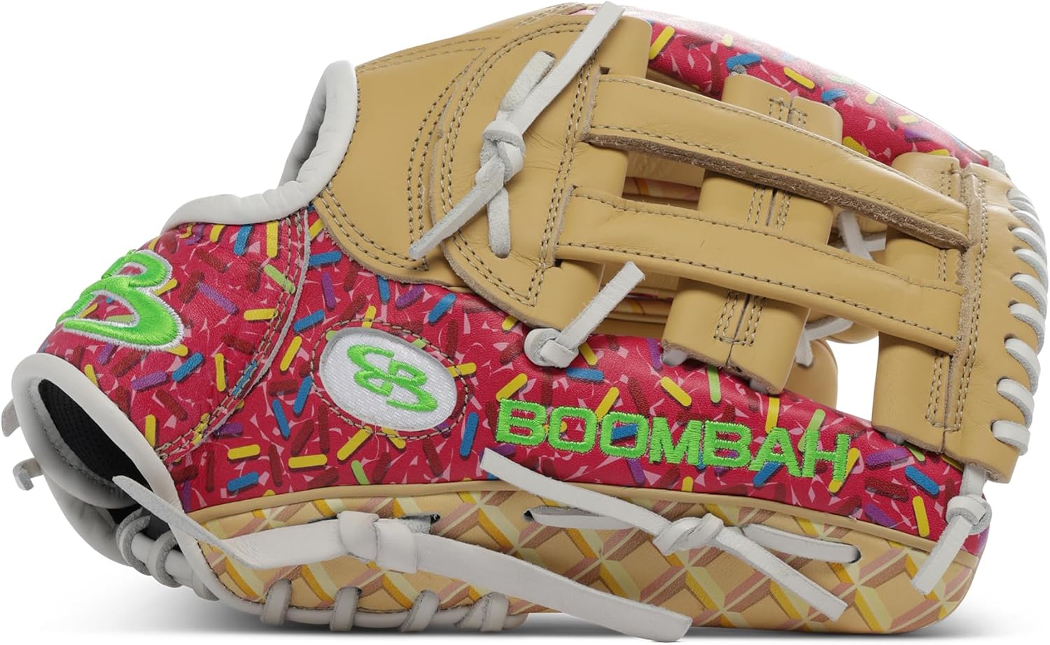 Boombah Softball Fielding Glove B4 H Web - Ice Cream Print - Multiple Sizes