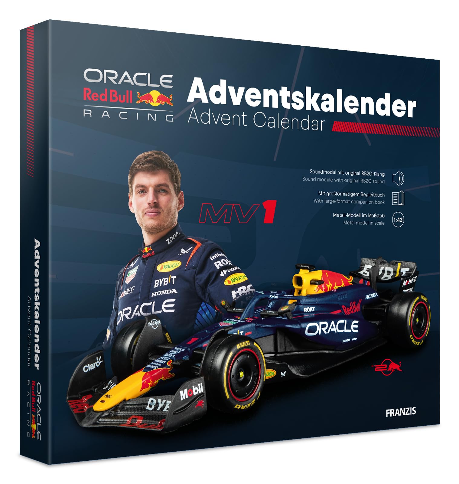 Amazon.com: FRANZIS 67245 Oracle Red Bull Racing Advent Calendar