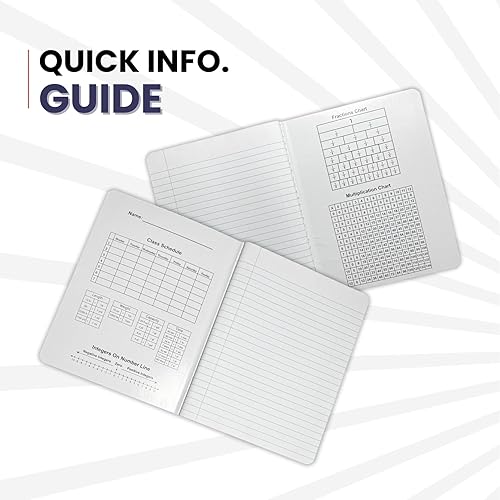 Miniatura 4 de AUKSales Cuaderno de composición con rayas anchas, paquete de 2, 9-34 x 7-12 pulgadas, 100 hojas, cuaderno escolar de mármol morado, cuadernos de