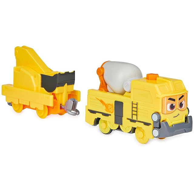 Foto 4 de 8 de Mighty Express Spin Master Build-It Brock Motorized Train (20129777)