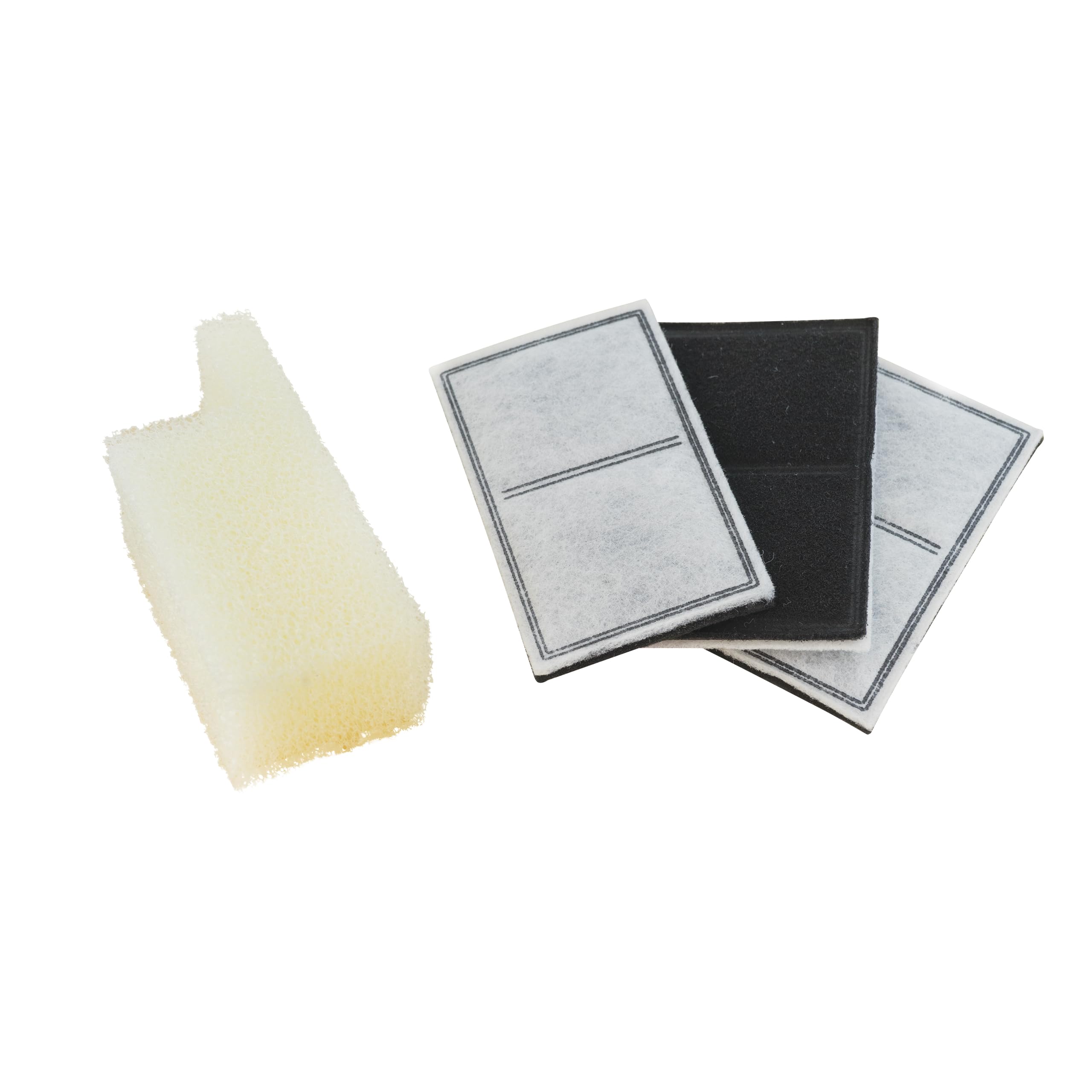 Drinkwell Replacement Filter Pack for Outdoor Dog Water Fountain, 3 Carbon Filters & 1 Foam Filter
