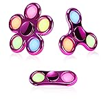 3 Pack Pop Fidget Spinner, Ideal Decompression Fidget Toys Adult Fidget Spinner for Relief, Goodie Bag Stuffers Return Gifts Christmas Party Favors Classroom Carnival Prize for Kids Boys Girls