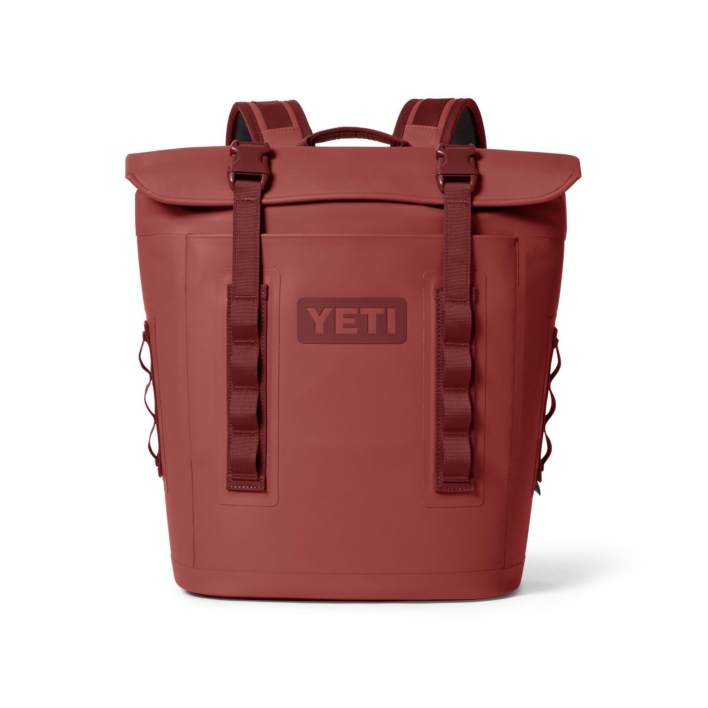 YETI Hopper M12 Backpack Soft Sided Cooler with MagShield Access, Stag Red