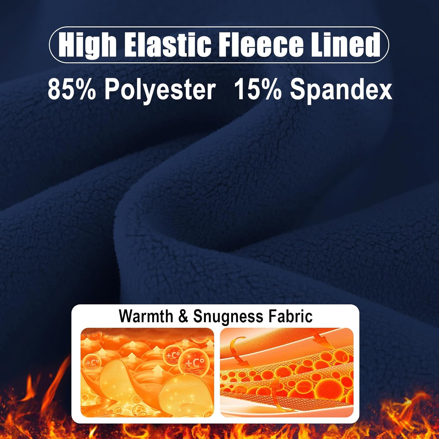 HYCOPROT Boys Compression Thermal Shirt Long Sleeve Youth Fleece Baselayer Kids Athletic Football Baseball Soccer Undershirt - Image 5