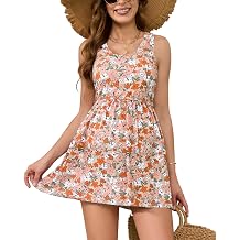 GINKANA Maternity Swimsuit Swim Dress Two Piece Swimdress Pregnancy Tankini Bathing Suit with Bottom Maternity Swimwear