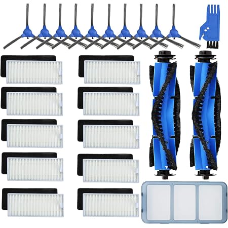 Amazon.com: JoyBros Paquete de 24 accesorios de repuesto para Eufy RoboVac  11S 12 30C 15T 25C 15C 35C primario/filtros, cepillos laterales, aspiradora  de cepillos rodantes : Hogar y Cocina