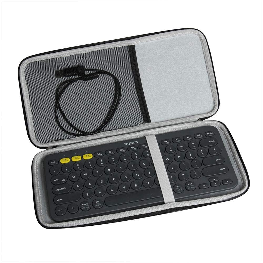 Travel Case for Logitech Pebble Keys 2 K380s Multi-Device Bluetooth Wireless Keyboard