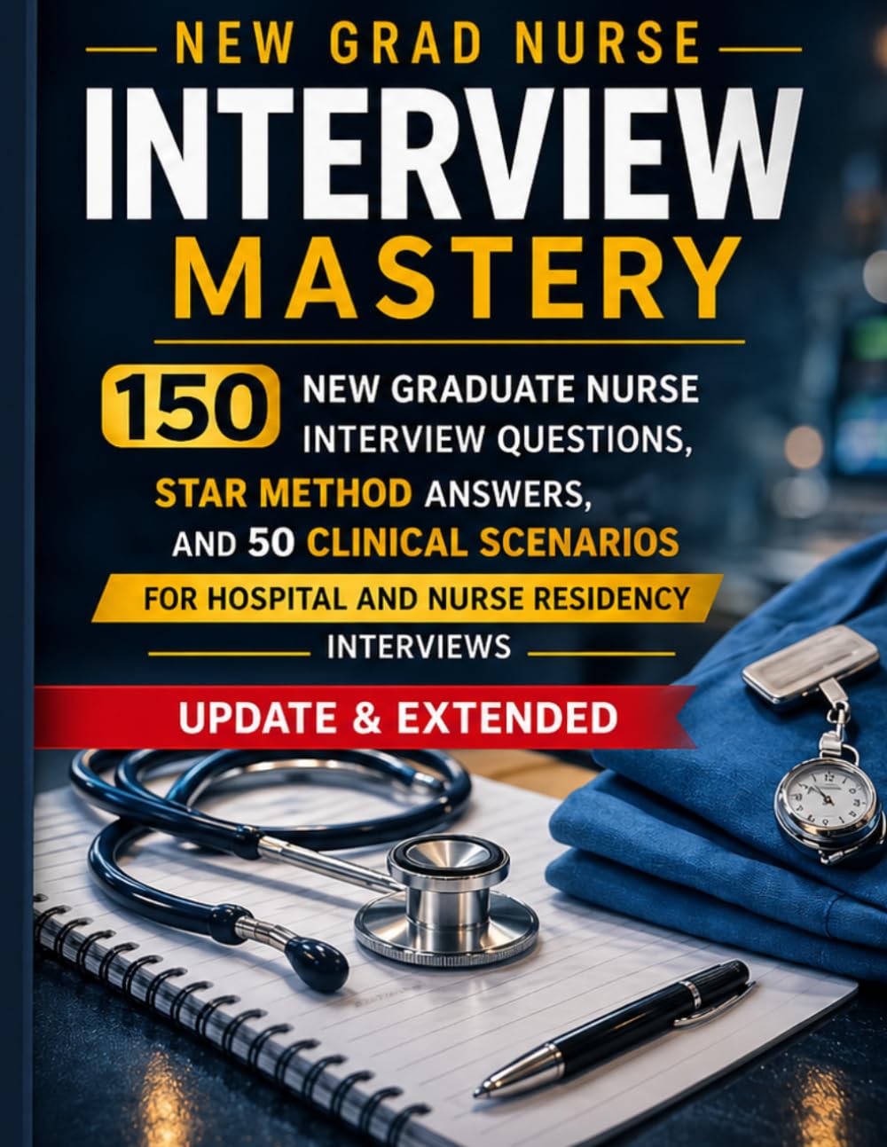 New Grad Nurse Interview Mastery: 150 New Graduate Nurse Interview Questions, STAR Method Answers, and 50 Clinical Scenarios to Help You Land Your ... (Nursing Interview & Clinical Mastery Series)