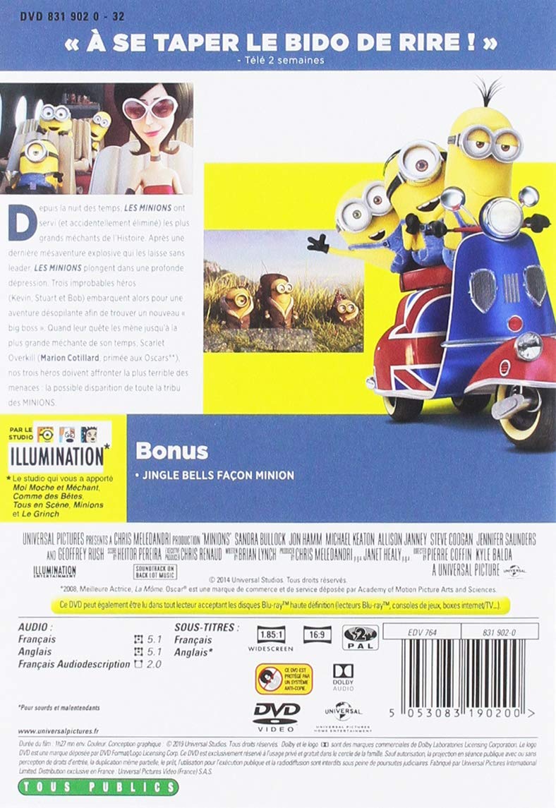 Image secondaire de Les Minions - Film d'Animation en DVD