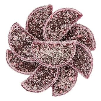 NY Spice Shop Grapes Fruit Slices Candy - 1 Pound Citrus Flavor Chewy Jelly Fruit Slices Candy - Old Fashioned Sliced Grapes Fruits Gummies - Gummies Fruits Snacks for Holiday Snacks & Gifts