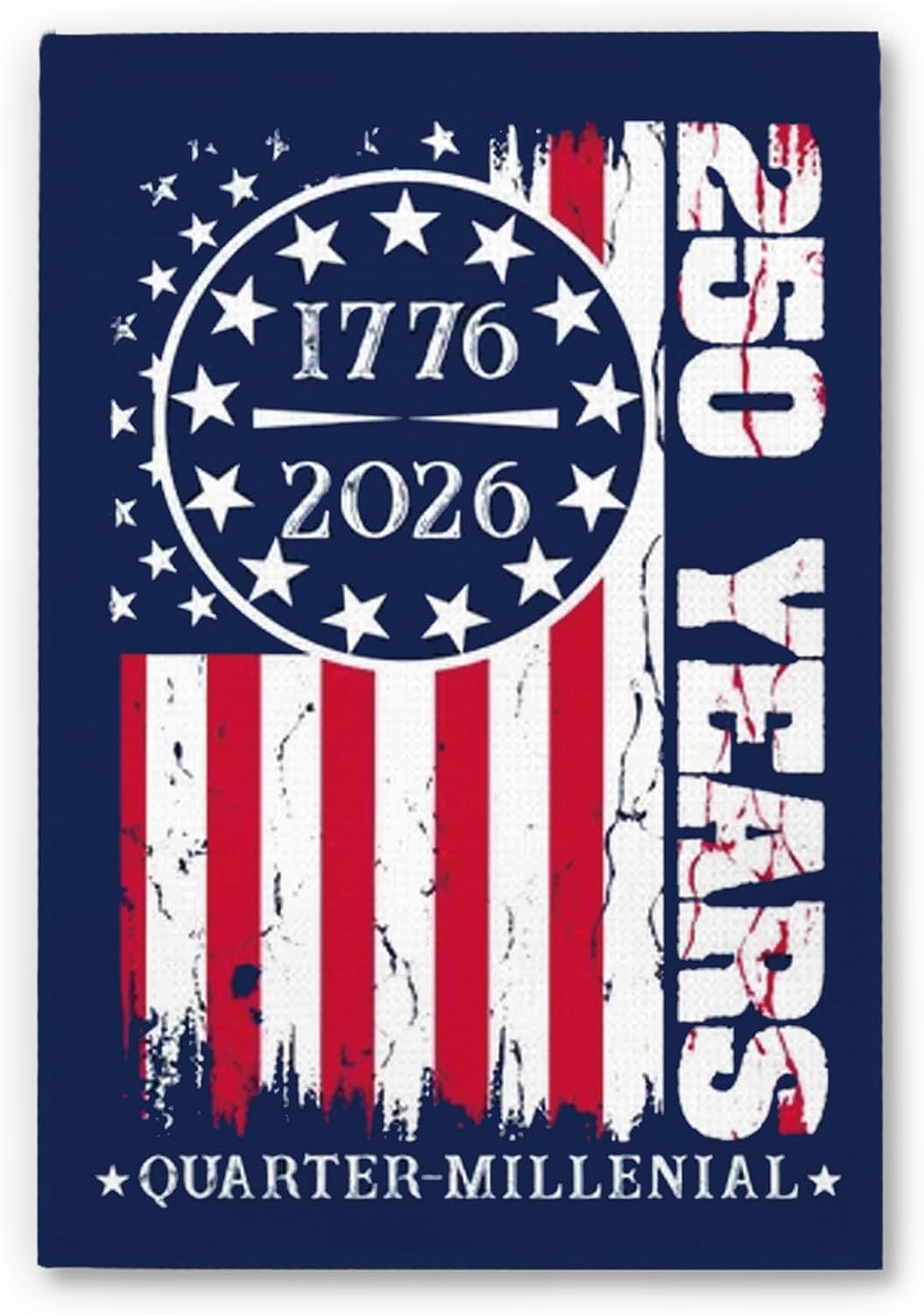 Patriotic Cat Dish Hand Towels for Kitchen Bathroom 16x24, Patriotic Cat Gifts, Red White and Blue Independence Day 4th of July Decorations, Americana Decor, 4th of July Kitchen Towels