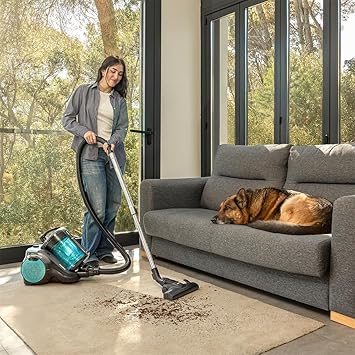 Cecotec Aspiradora de Trineo con o sin Bolsa Conga Rockstar Cyclonic Powerbag. 900W, Succión Potente de 175AW y 20Kpa, Depósito 2L, Fácil de Vaciar e Higiénico, Radio de Acción 10m, 4 Accesorios2