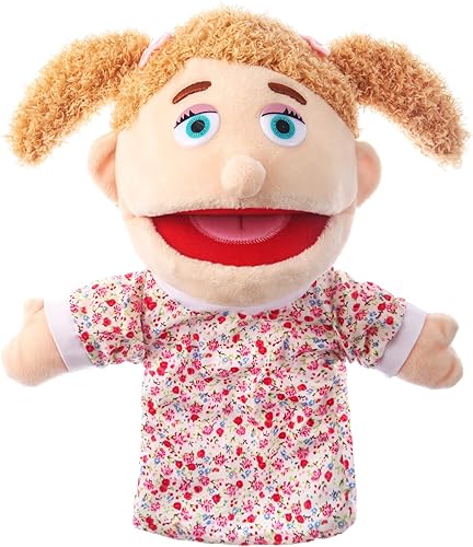 1 marionetas de mano familiares de 13 pulgadas para abuelos mamá y papá hermano y hermana juguetes de mano de peluche títeres de juguete para juegos