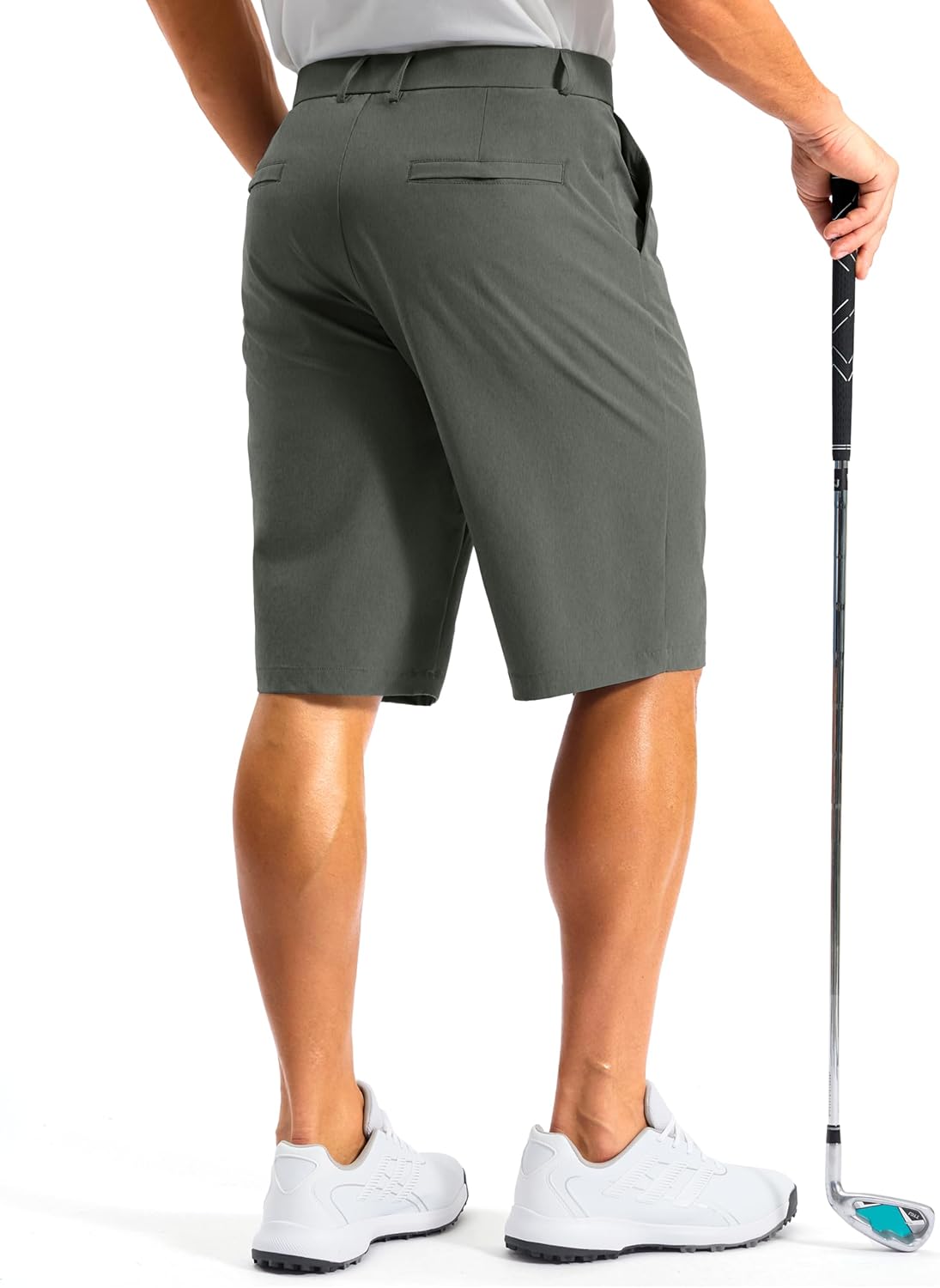 G Gradual Men's Golf Shorts 12" Long with 4 Pockets Lightweight Casual Knee Length Short Quick Dry Hiking Work Travel Shorts - Image 2
