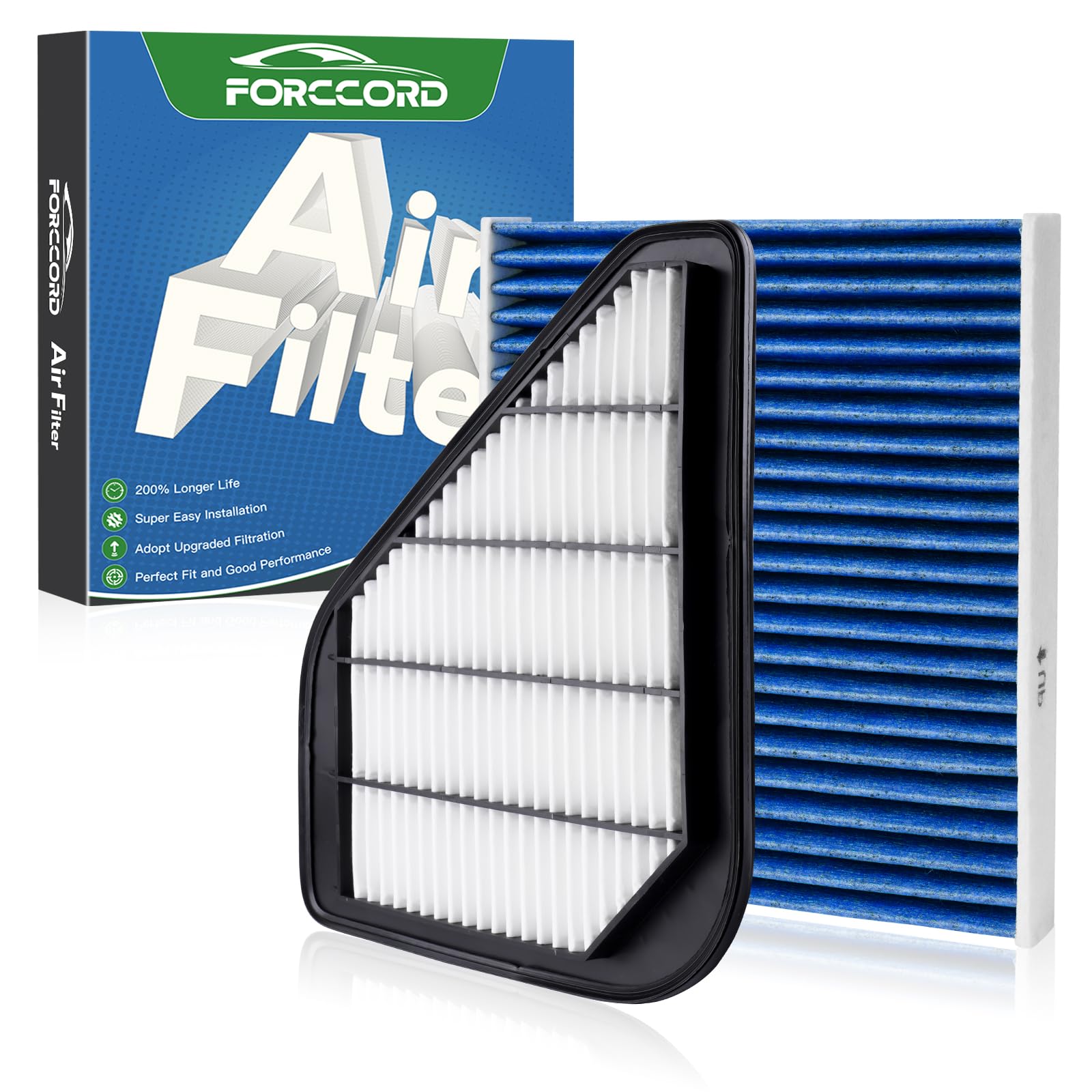Cabin &amp; Engine Air Filter Kit for Traverse 2009-2017, Acadia 2007-2016