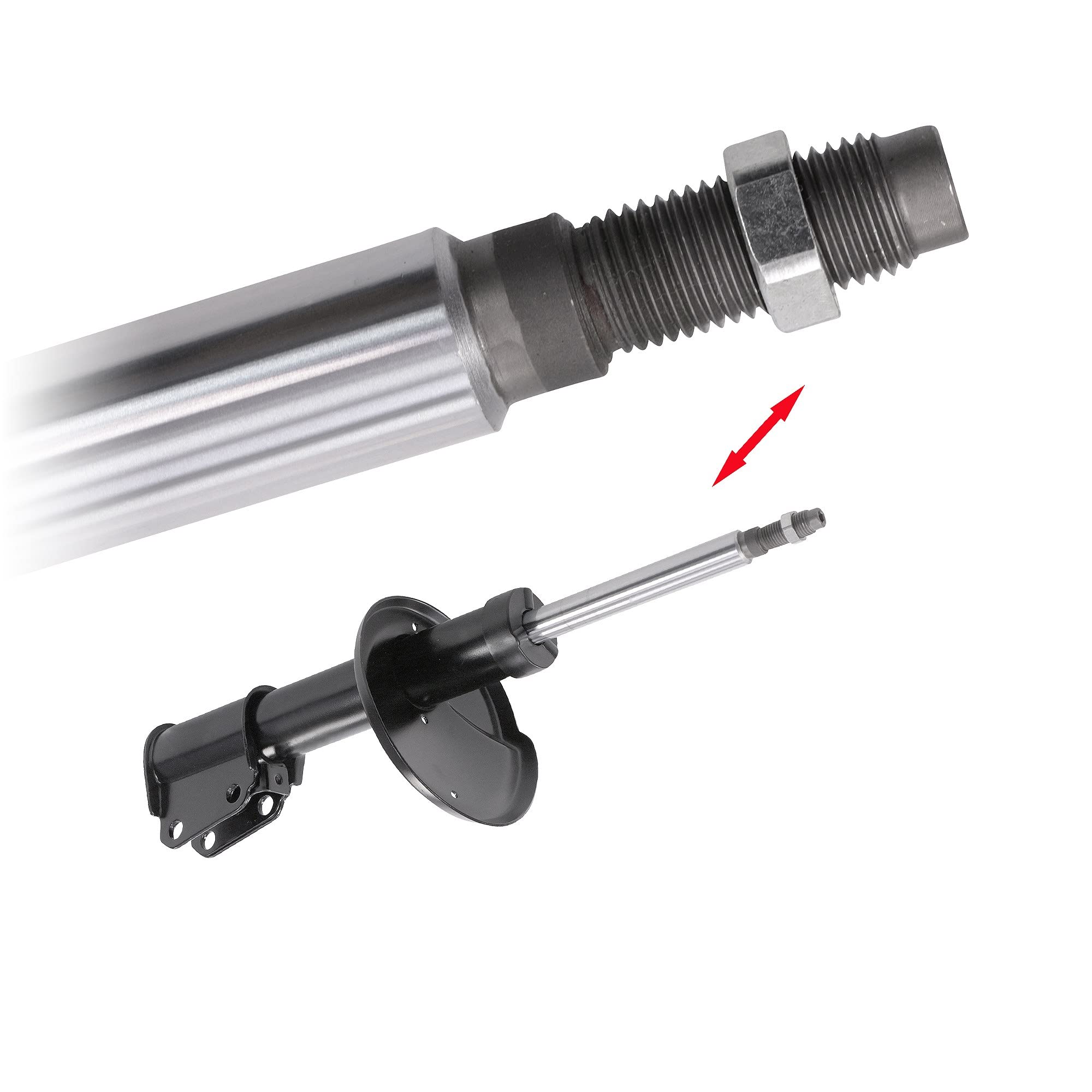 ATEC Germany 2x amortisseurs à gaz avant jambe de suspension bi-tube,