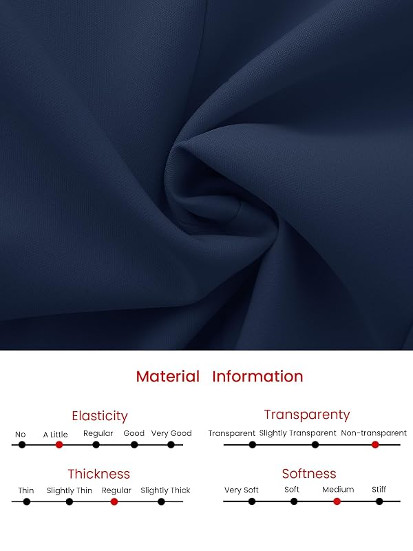 Hobemty Women's 2 Piece Suit Skirt Set Business Office Work Blazers Jackets and Fishtail Pencil Skirts XX-Large Navy Blue by Hobemty - Image 11