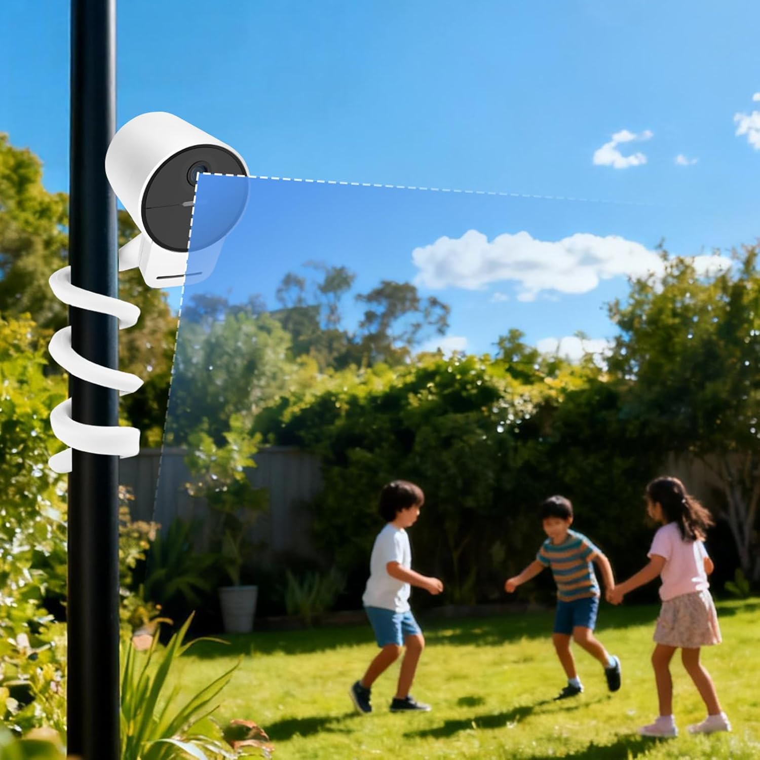 (アンコイフ) フレキシブルツイストマウント SimpliSafeアウトドアカメラシリーズ2/第1世代用 取り付け簡単 ドリル不要