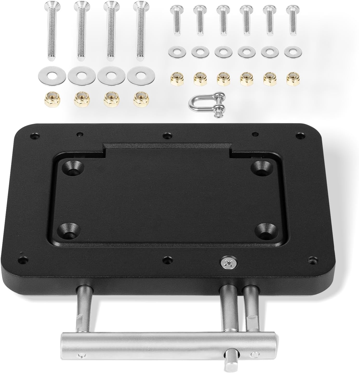 010-12832-61 Quick Release Bracket Plate Mount Replacement for Garmin Force Kraken Trolling Motor 010-12832-60, UV Resistant, Heavy-Duty Mounting Bracket