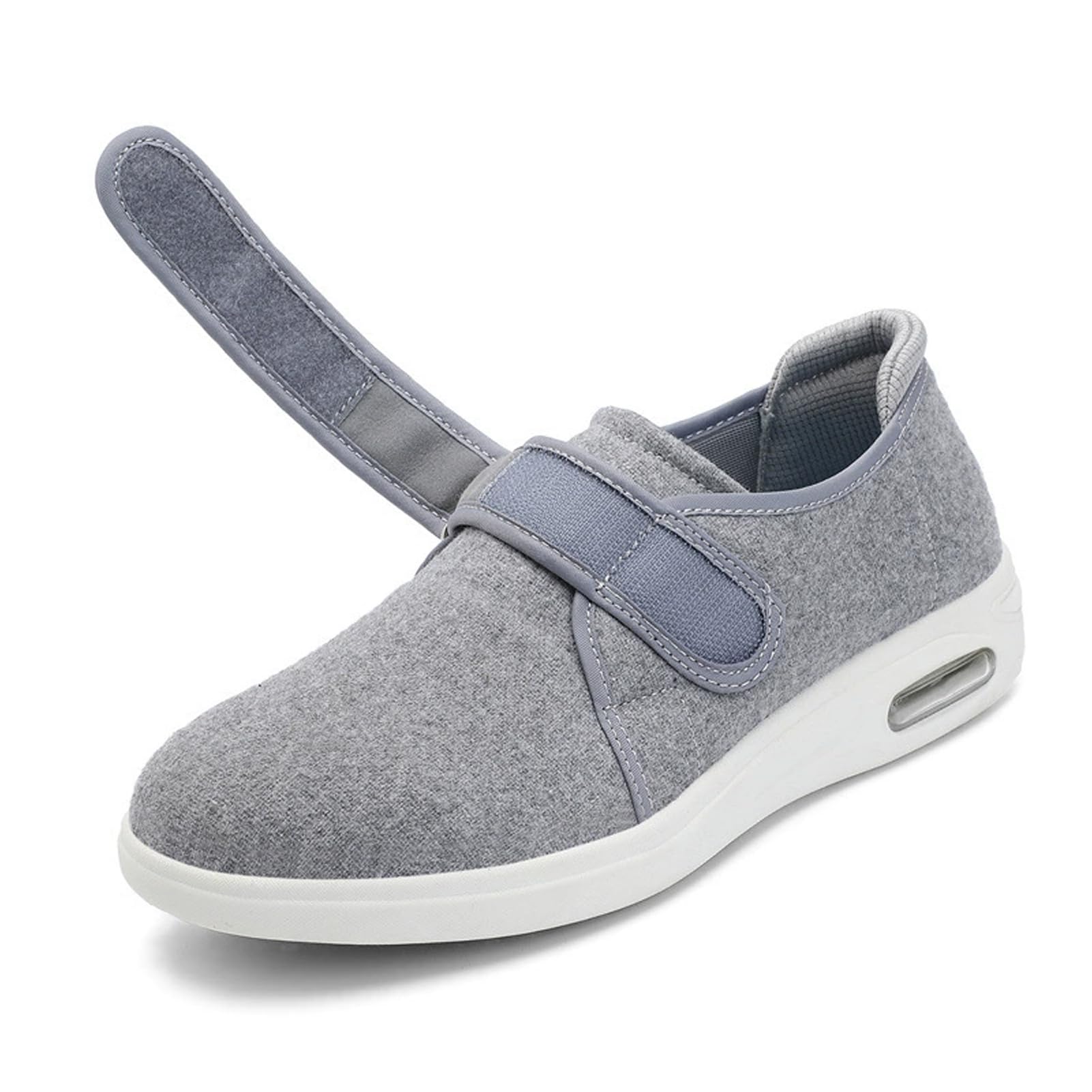 Scarpe Diabetici Uomo Donna Calzature Mediche Regolabili, Scarpe per Alluce Valgo, Ortopediche Extra-Larghe Anziani E Convalescenza con Memory Foam Uso Interno Ed Esterno