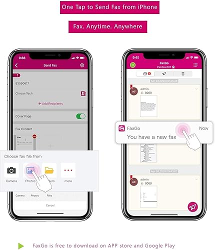 Miniatura 4 de Windows PC Fax sobre línea de fax CimFAX A5 servidor de fax Enviar y recibir de forma remota máquina de fax sin papel/Fax en línea Obtenga fax en el