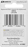Vista 2 de Dorcy - 411662 2C/2AA-2.2 voltios, 0.47 A base de bayoneta Krypton bombilla de repuesto, paquete de 2 (41-1662) transparente