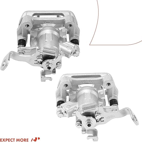 Miniatura 8 de A-Premium Conjunto de pinzas de freno de disco con soporte compatible con Mazda 3 2014-2018, 3 Sport 2014-2018, lado trasero del conductor y del