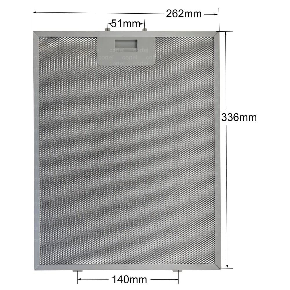 Filtro Per Cappa Da Cucina In Alluminio – Universale, 57x47 Cm, Ricambio Anti-grasso