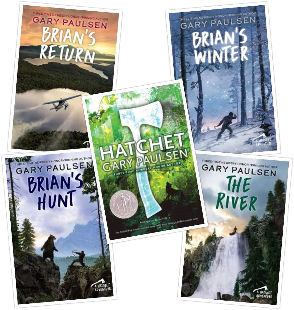 Complete Hatchet Set: Hatchet, The River, Brian's Winter, Brian's Return, Brian's Hunt (5 Books)