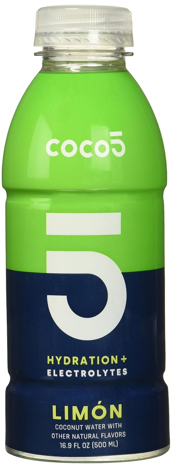 Coco5 Limon Coconut Water 12pk, 16 FZ