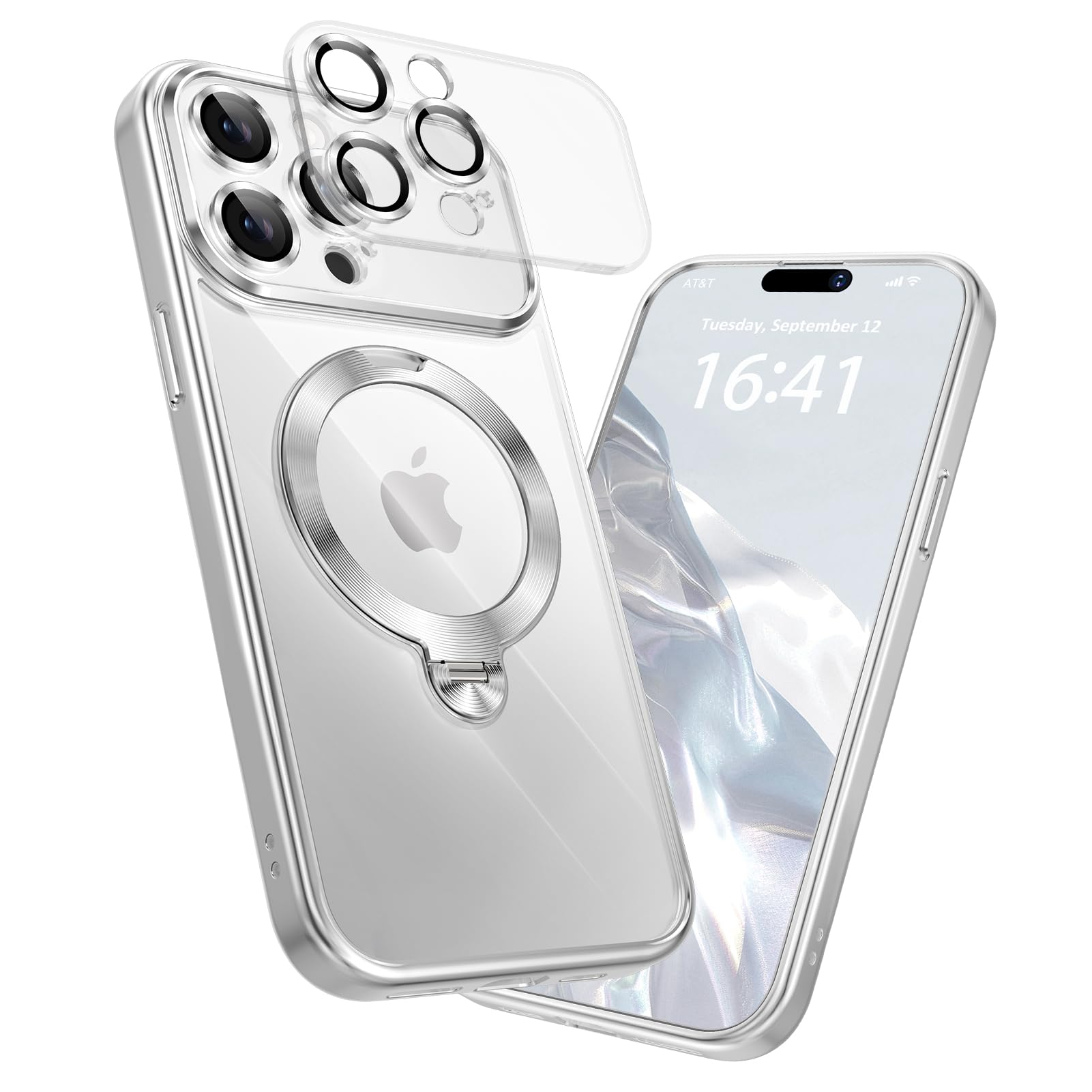 Amazon.co.jp: MEIKKS【カメラ完全保護・360°回転スタンド】iPhone 14