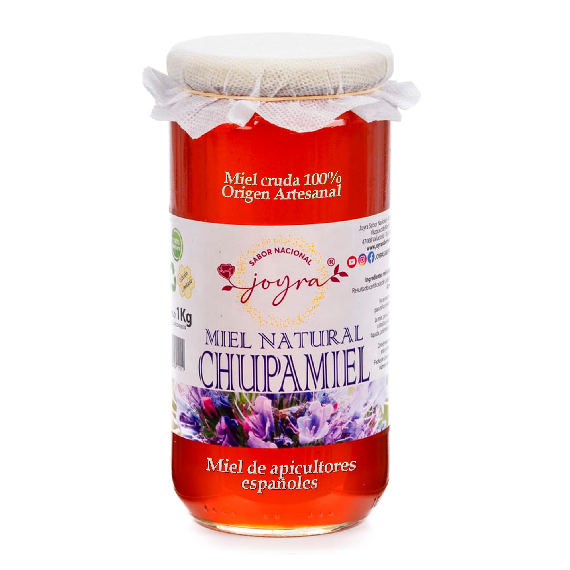 Miel Cruda, 100% MIel Pura de Abeja. Natural y Artesanal. 27 Variedades de sabores, APICULTURA ESPAÑOLA. Sin Pasteurizar, conservan Polen, Enzimas y Antioxidantes. (1 KG, Miel de Eucalipto) — view 31