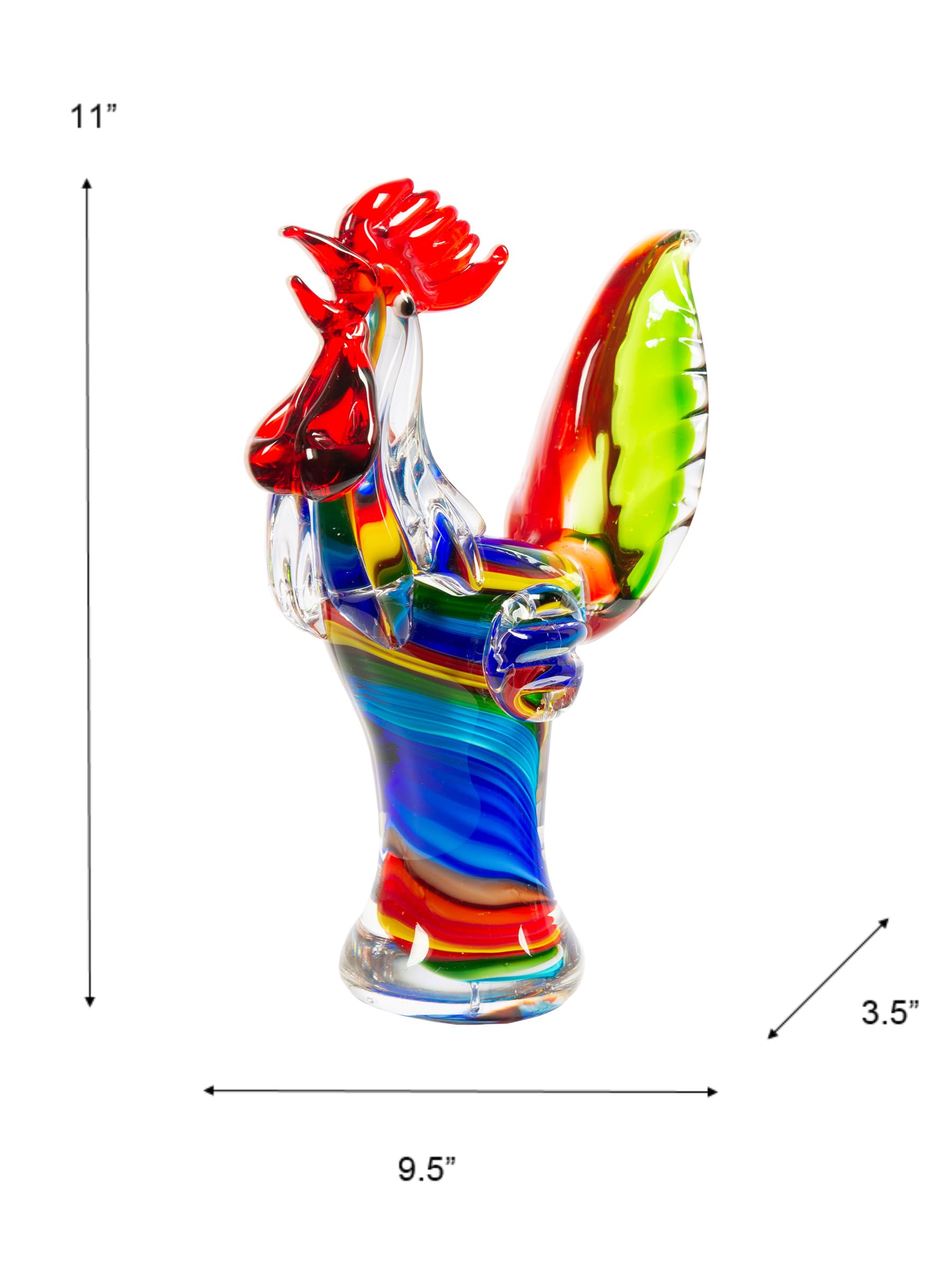 Amazon.com: Dale Tiffany AS12102 Rooster Contempo Figurine