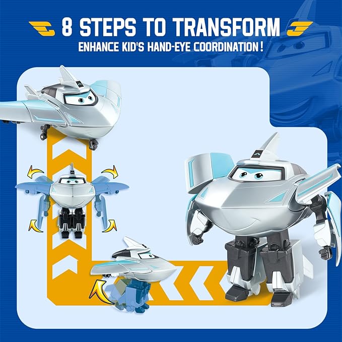 Super Wings Traver Avión Transformable 5 Pulgadas miniatura 4